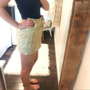 J crew xsmall boho floral high waisted skirt
